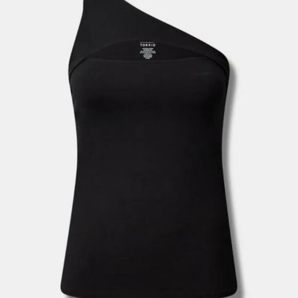 Torrid Foxy Cutout One Shoulder Top, Plus - Picture 4 of 5